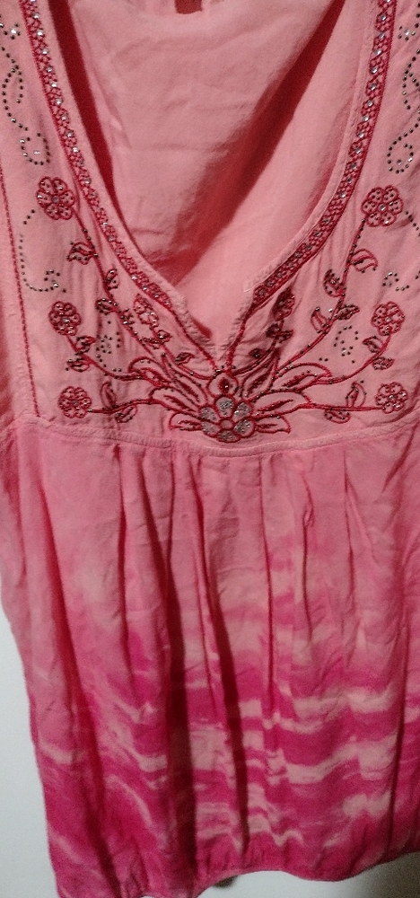 Women's tie die boho tank
